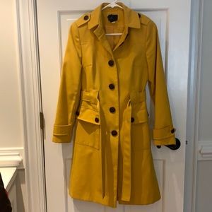 Via Trench Coat - mustard